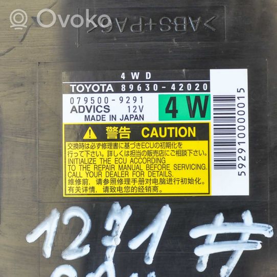 Toyota RAV 4 (XA30) Inne wyposażenie elektryczne 8963042020