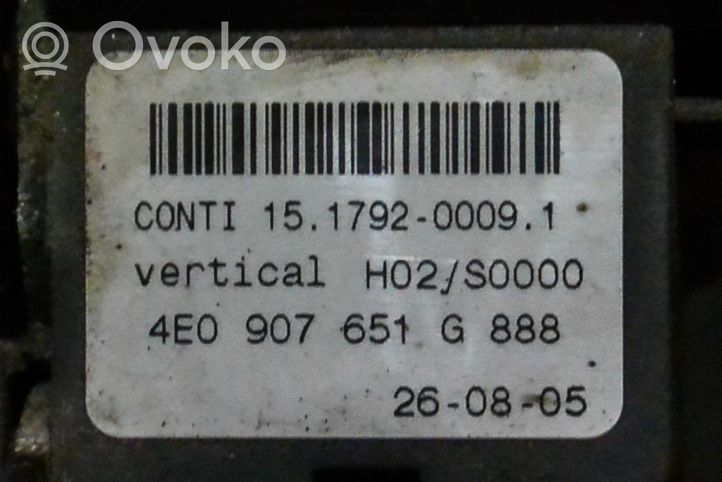 Audi A8 S8 D3 4E Altri dispositivi 4E0907651G