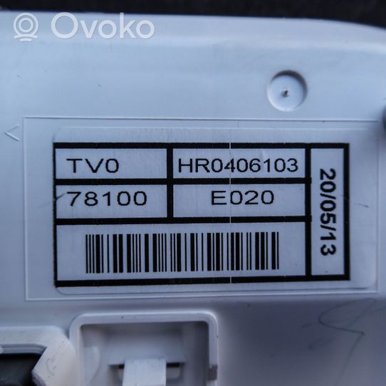 Honda Civic IX Tachimetro (quadro strumenti) 78100E020
