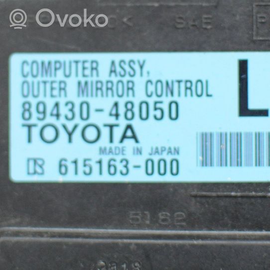 Lexus RX 330 - 350 - 400H Inne wyposażenie elektryczne 8943048050