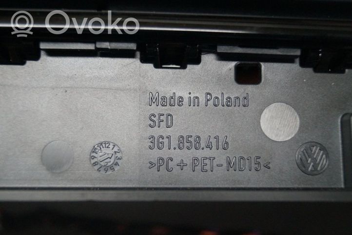 Volkswagen PASSAT B8 Dysze / Kratki nawiewu deski rozdzielczej 3G18584163G1857083