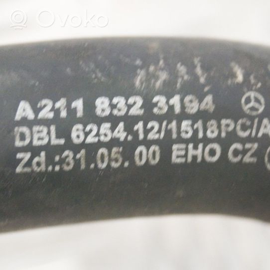 Mercedes-Benz E W211 Žarna (-os)/ vamzdis (-džiai) A2118323194