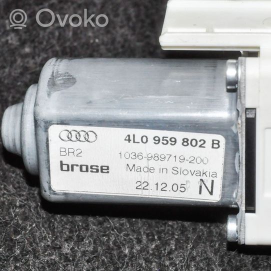 Audi Q7 4L Varikliukas priekinio langų pakėlėjo 4L0959802B