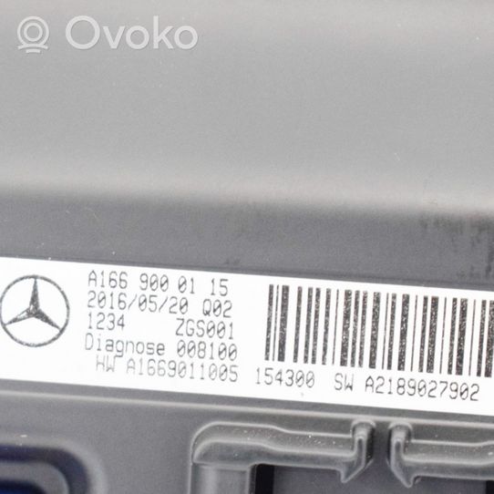 Mercedes-Benz A W176 Monitori/näyttö/pieni näyttö A1669000115