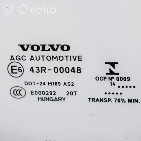 Volvo V40 Takaoven ikkunalasi 43R00048