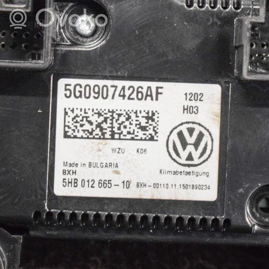 Volkswagen PASSAT B8 Przełącznik / Włącznik nawiewu dmuchawy 