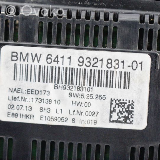 BMW Z4 E89 Schalter Gebläse Heizung Lüftung 9321831E1059052