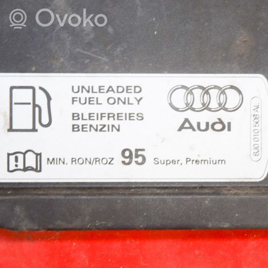 Audi Q3 8U Polttoainesäiliön korkin suoja 8J0010508AL