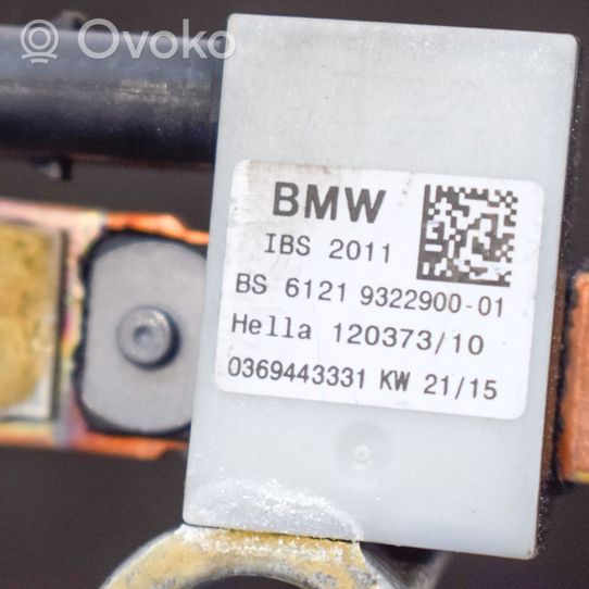 BMW 2 F22 F23 Câble négatif masse batterie 9322900