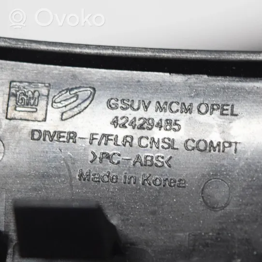 Opel Mokka X Altri elementi della console centrale (tunnel) 42429485