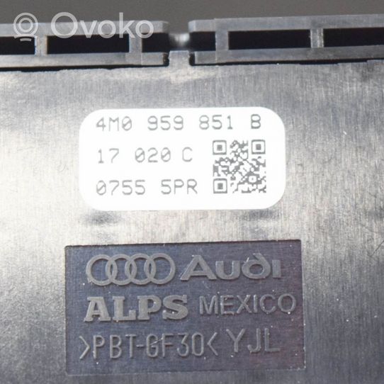 Audi A4 S4 B9 Interruttore di controllo dell’alzacristalli elettrico 4M0959851B