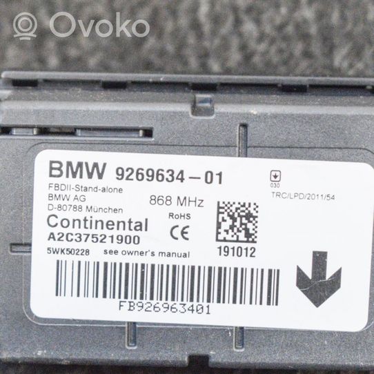 BMW 1 F20 F21 Centralina/modulo allarme 5WK50228