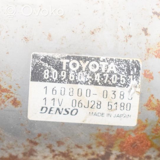 Toyota Prius (NHW20) Cremagliera dello sterzo parte meccanica 8096047051