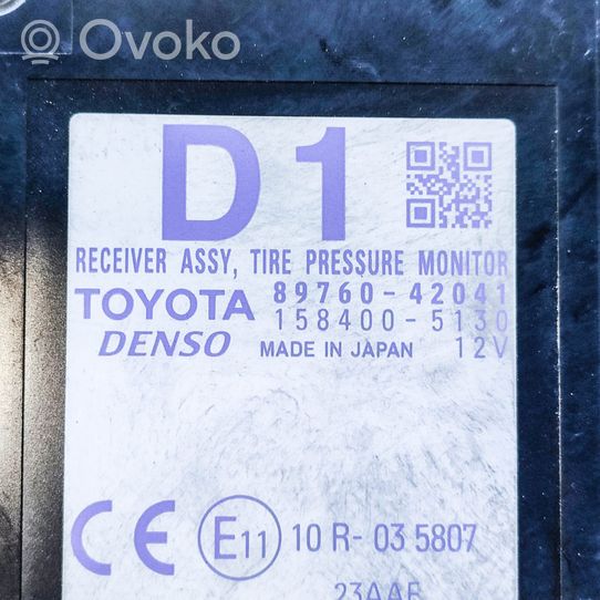 Toyota RAV 4 (XA40) Rengaspaineen valvontayksikkö 1584005130