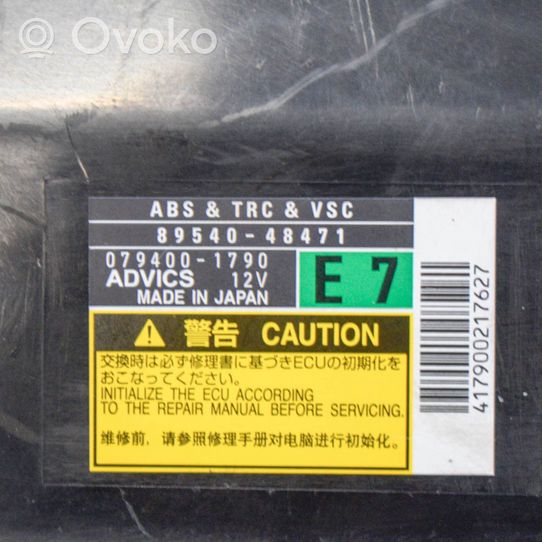 Lexus RX 330 - 350 - 400H Bloc ABS 8954048471