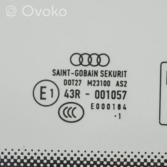 Audi A1 Galinis šoninis kėbulo stiklas 8X3845299