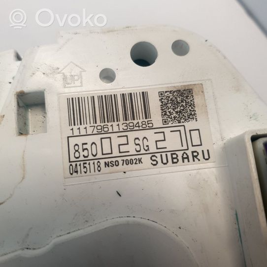 Subaru Forester SJ Compteur de vitesse tableau de bord 85002SG270