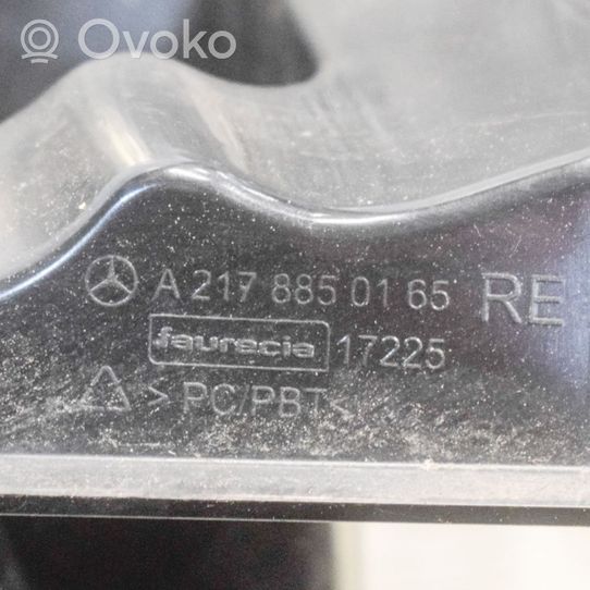 Mercedes-Benz S C217 Staffa di rinforzo montaggio del paraurti posteriore A2178850165