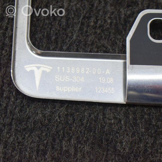 Tesla Model 3 Support de plaque d'immatriculation 113898200A