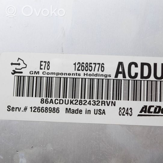 Opel Mokka X Sterownik / Moduł ECU 12668986