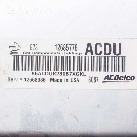 Opel Mokka X Sterownik / Moduł ECU 12685776