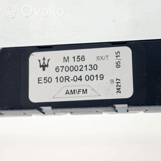 Maserati Ghibli Amplificateur d'antenne 670002130