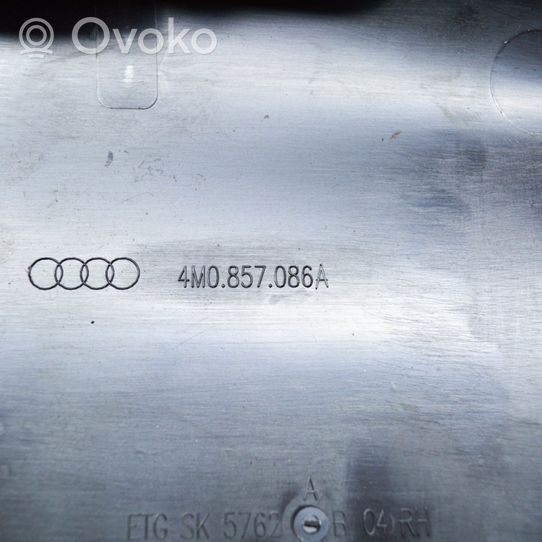 Audi Q7 4M Rivestimento estremità laterale del cruscotto 4M0857086A