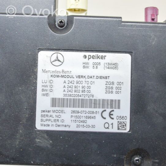 Mercedes-Benz GL X166 Other devices A2429007001