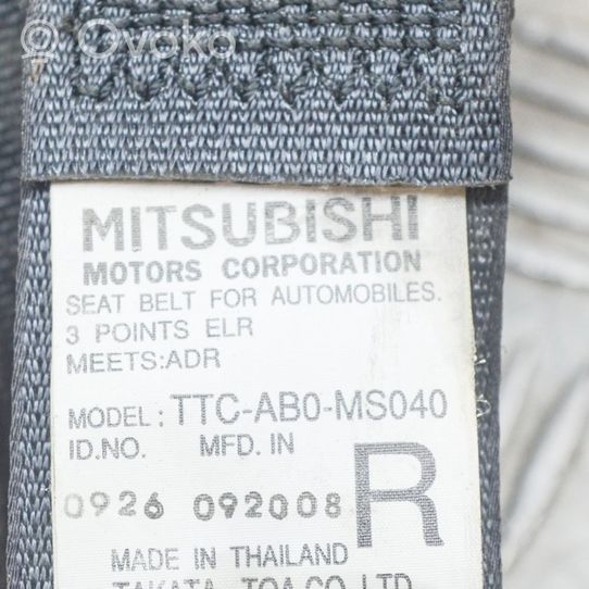 Mitsubishi L200 Takaistuimen turvavyö MN188367HA