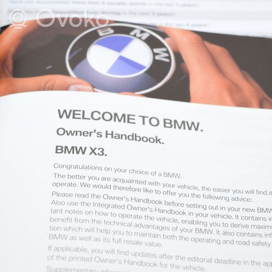 BMW X3 G01 Vartotojo instrukcija 2982693