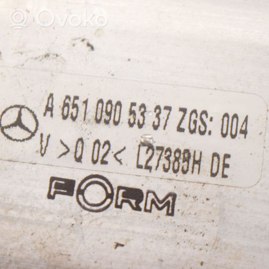 Mercedes-Benz C W205 Välijäähdyttimen letku A6510905337