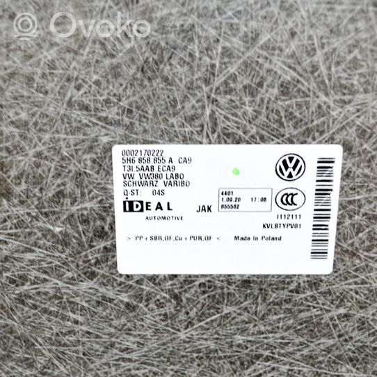 Volkswagen Golf VIII Tappeto di rivestimento del fondo del bagagliaio/baule 5H6858855A