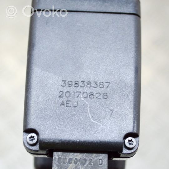 Volvo XC60 Middle seatbelt buckle (rear) 39838367