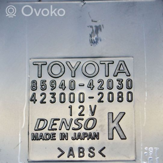 Toyota RAV 4 (XA40) Relè lampeggiatore d'emergenza 8594042030