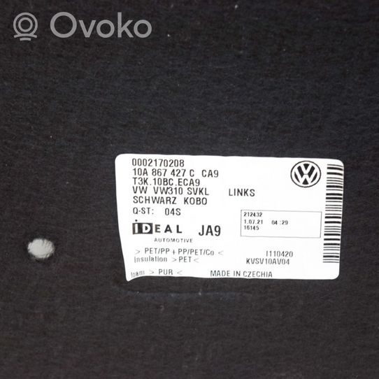Volkswagen ID.3 Dolny panel schowka koła zapasowego 10A867427C