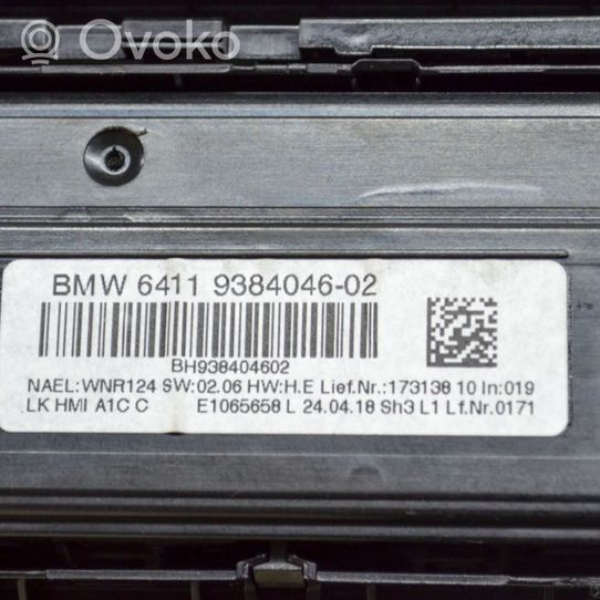 BMW 2 F22 F23 Interrupteur ventilateur 6832880
