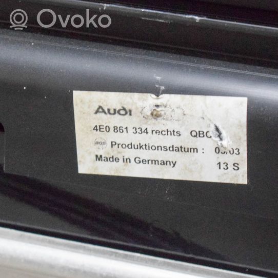 Audi A8 S8 D3 4E Portiera posteriore 4E0861334