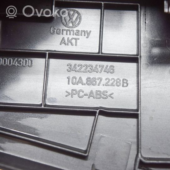 Volkswagen ID.3 Ramka przycisku otwierania szyby drzwi tylnych 10A867228B