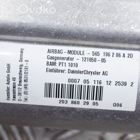 Mercedes-Benz C W203 Poduszka powietrzna Airbag pasażera A2038602905