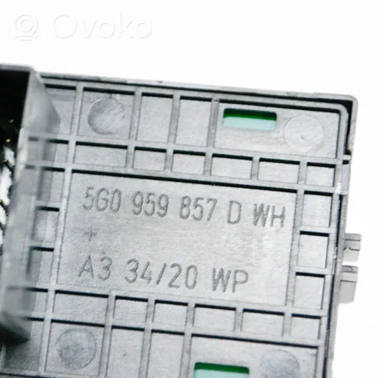 Skoda Kodiaq Interruttore di controllo dell’alzacristalli elettrico 5G0959857D