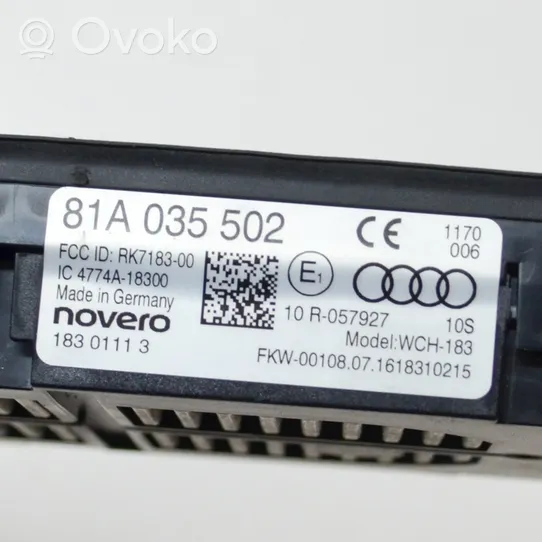 Audi A3 S3 8V Modulo di ricarica wireless 81A035502