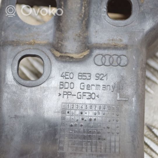 Audi A8 S8 D3 4E Support de montage de pare-chocs avant 4E0853921D