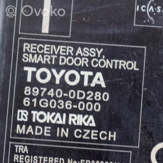 Toyota Yaris Altri dispositivi 897400D280