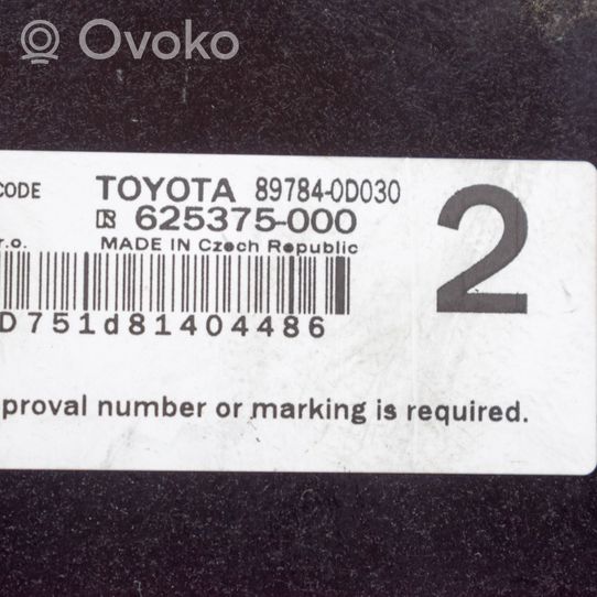 Toyota Yaris Unidad de control/módulo inmovilizadora 897840D030