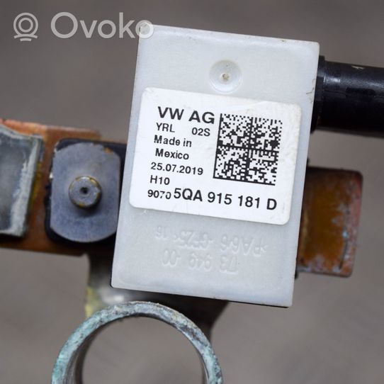 Volkswagen Tiguan Câble négatif masse batterie 5QA915181D