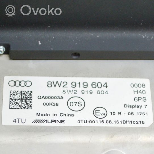 Audi A5 Écran / affichage / petit écran 8W2919604