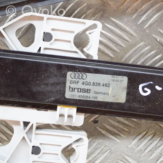 Audi A6 C7 Elektriskā loga pacelšanas mehānisma komplekts 1021928264106
