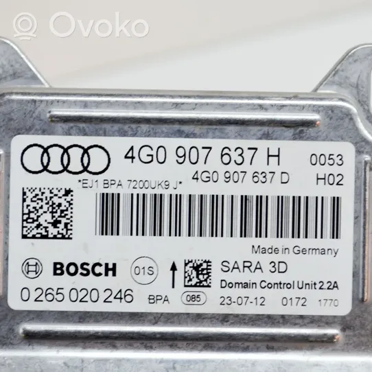 Audi A6 C7 Sterownik / Moduł Airbag 0265020246
