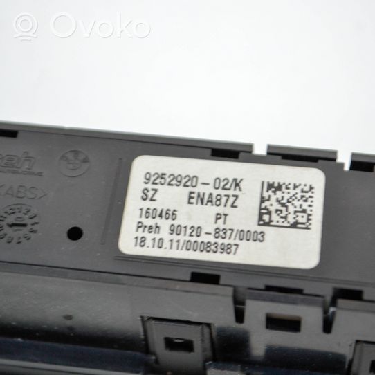 BMW 3 F30 F35 F31 Kit interrupteurs 9252920