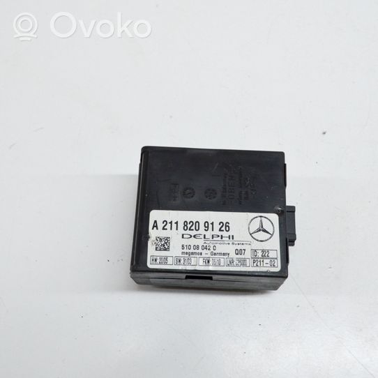 Mercedes-Benz CLC CL203 Alarm control unit/module A2118209126